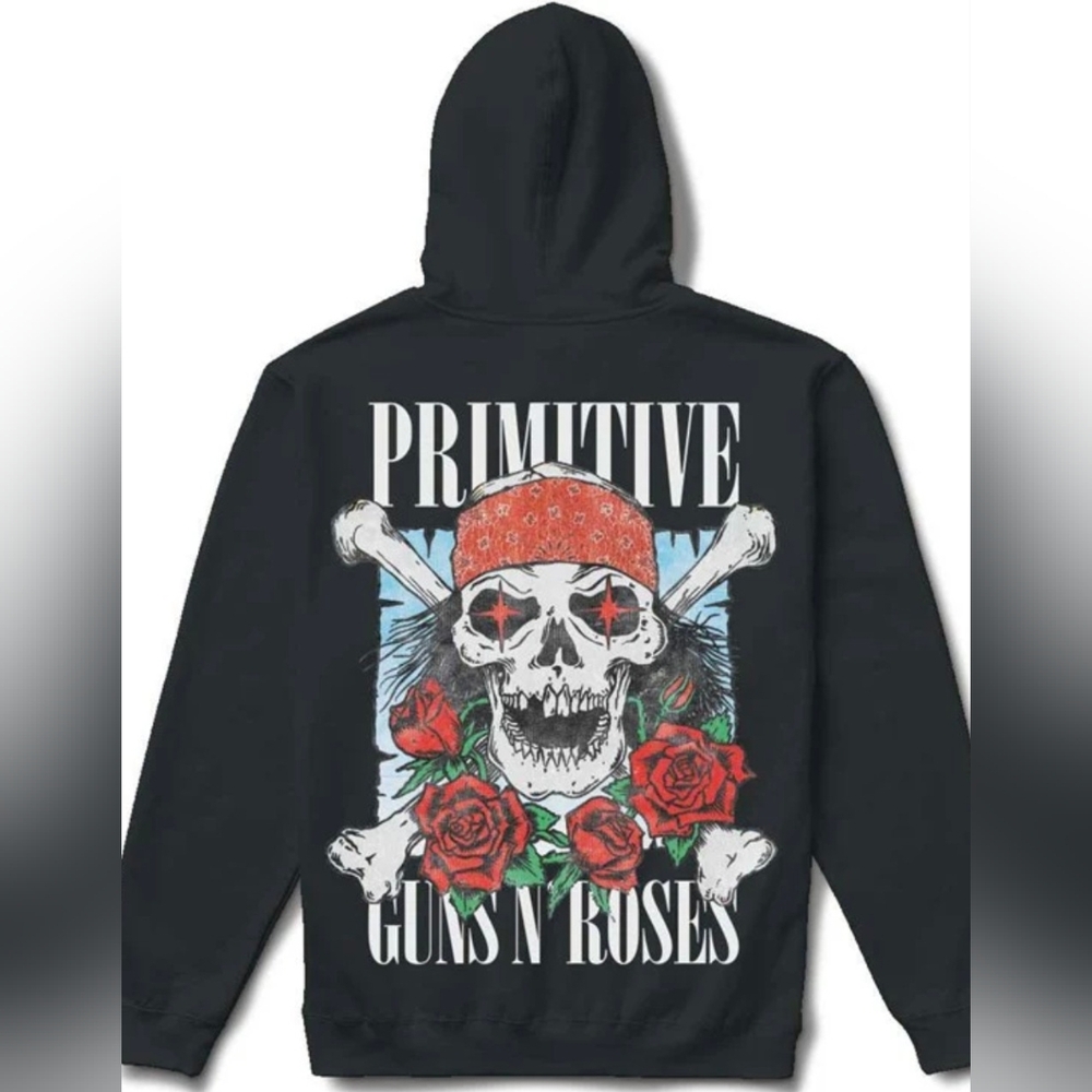 PRIMITIVE GUNS N ROSES HOODIES SIZE XL